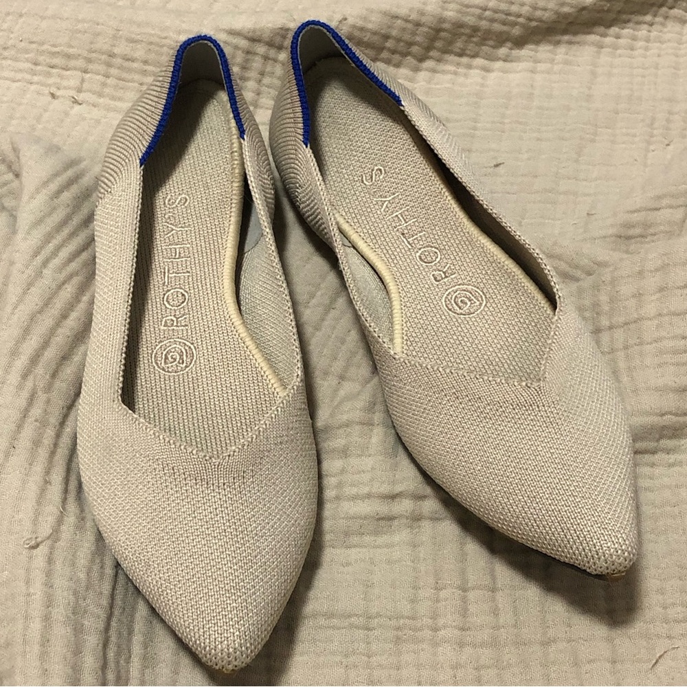 Rothy's The Point In Ecru - image 2